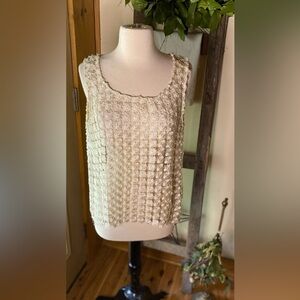 ✨FREEWAY Floral Crochet Sleeveless Top✨